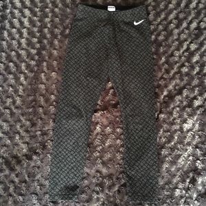 Dark Grey & Black Nike Leggings
